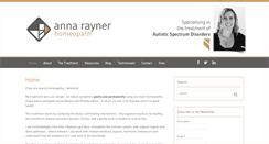 Desktop Screenshot of annarayner.com