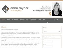 Tablet Screenshot of annarayner.com